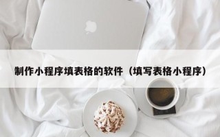 东莞制作小程序填表格的软件（填写表格小程序）