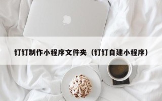 东莞钉钉制作小程序文件夹（钉钉自建小程序）